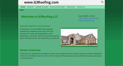 Desktop Screenshot of g3roofing.com