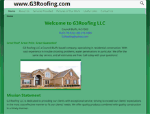 Tablet Screenshot of g3roofing.com